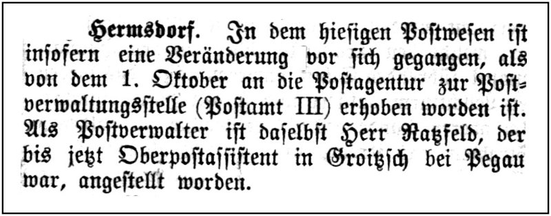 1896-10-01 Hdf Postverwaltungsstelle
